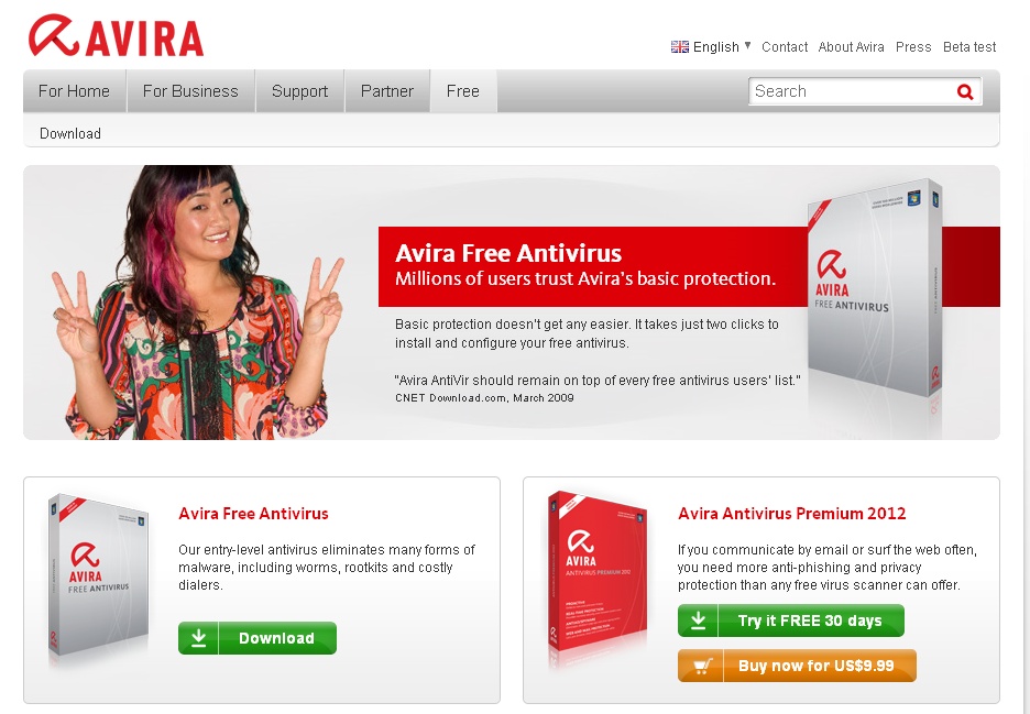 Avira Antivirus 2012 Free